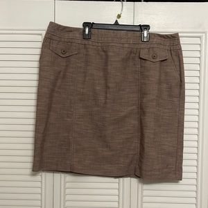 Khaki/tan dress skirt